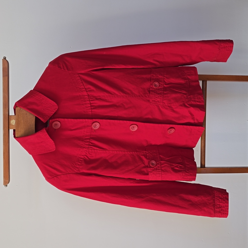 Esprit Red Women Coat Jacket Size 4